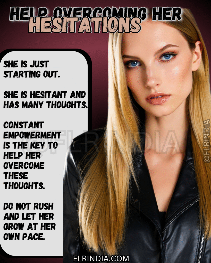 A beautiful woman with an educational Female Led Relationship