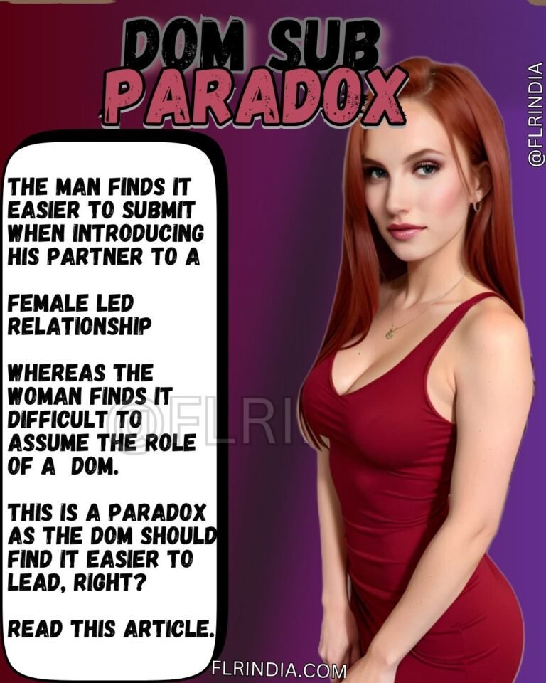 Why females find it difficult to dominate and male finds it easy to submit in a Female Led Relationship?
