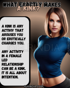 A beautiful woman with an educational Female Led Relationship