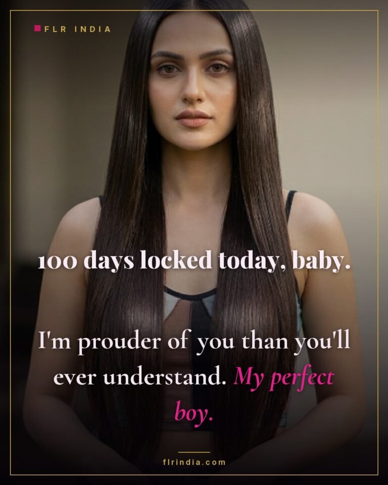 Chastity caption — wife celebrates her husband reaching 100 days in chastity.