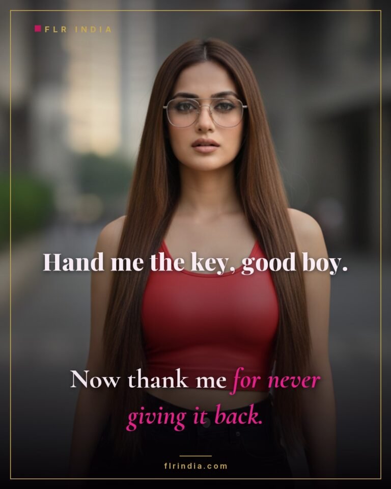 Chastity caption — husband hands his wife the chastity key for keeps and thanks her.