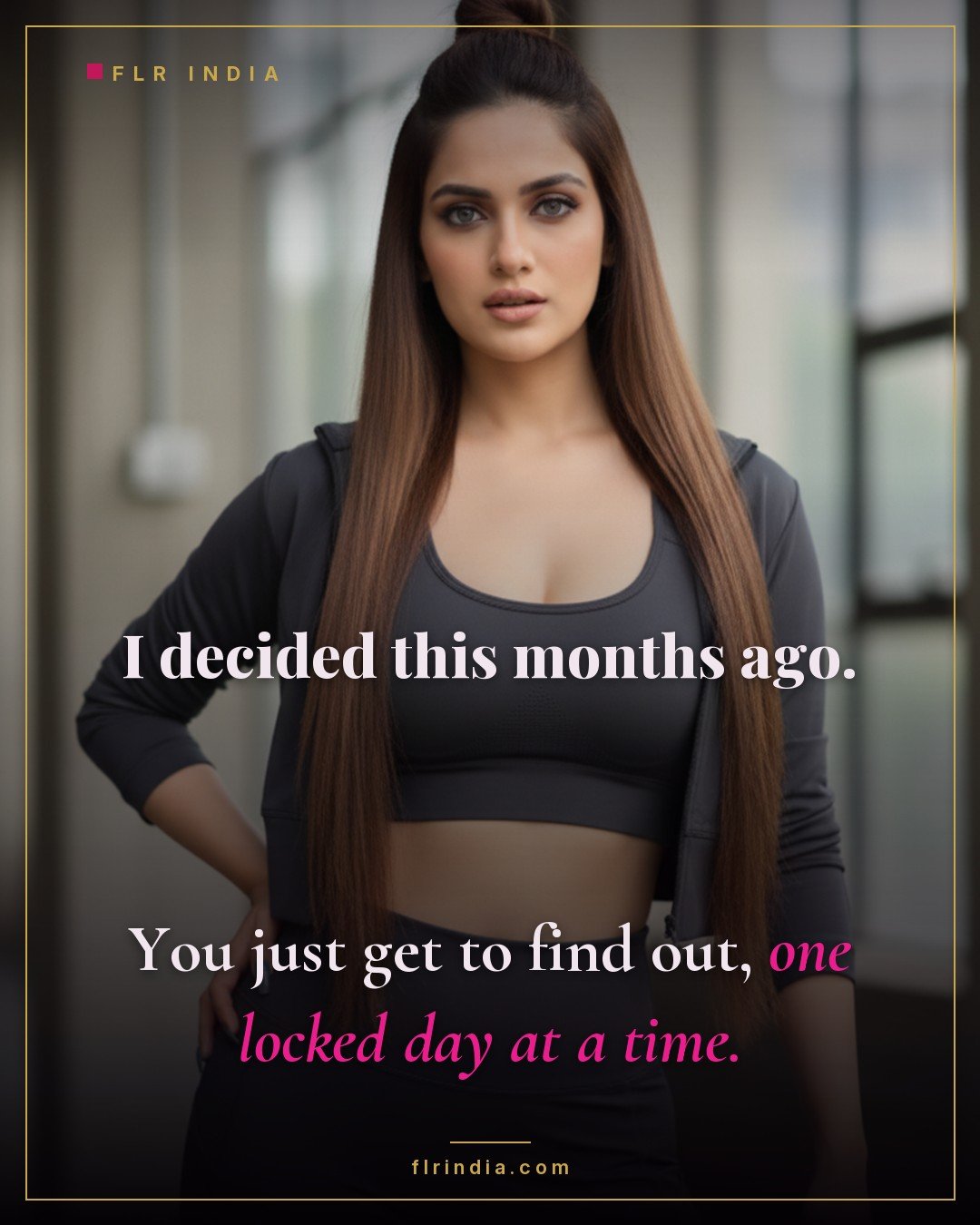 Chastity caption — wife reveals she decided her husband's denial long in advance.