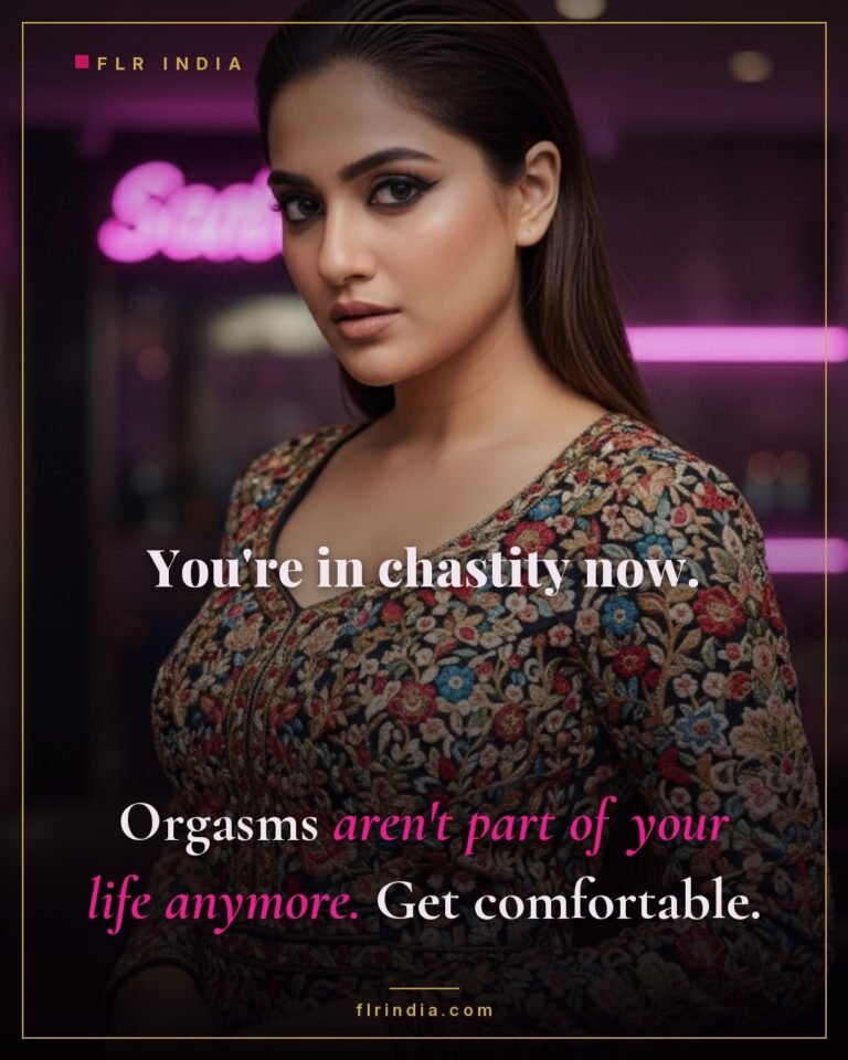 Chastity caption — wife tells her husband orgasms are no longer part of his life.