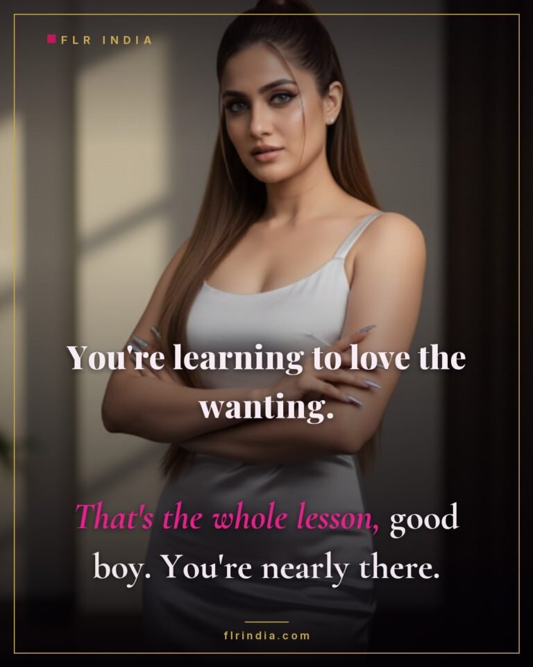 Good boy caption — wife teaches her denied husband to enjoy longing itself.