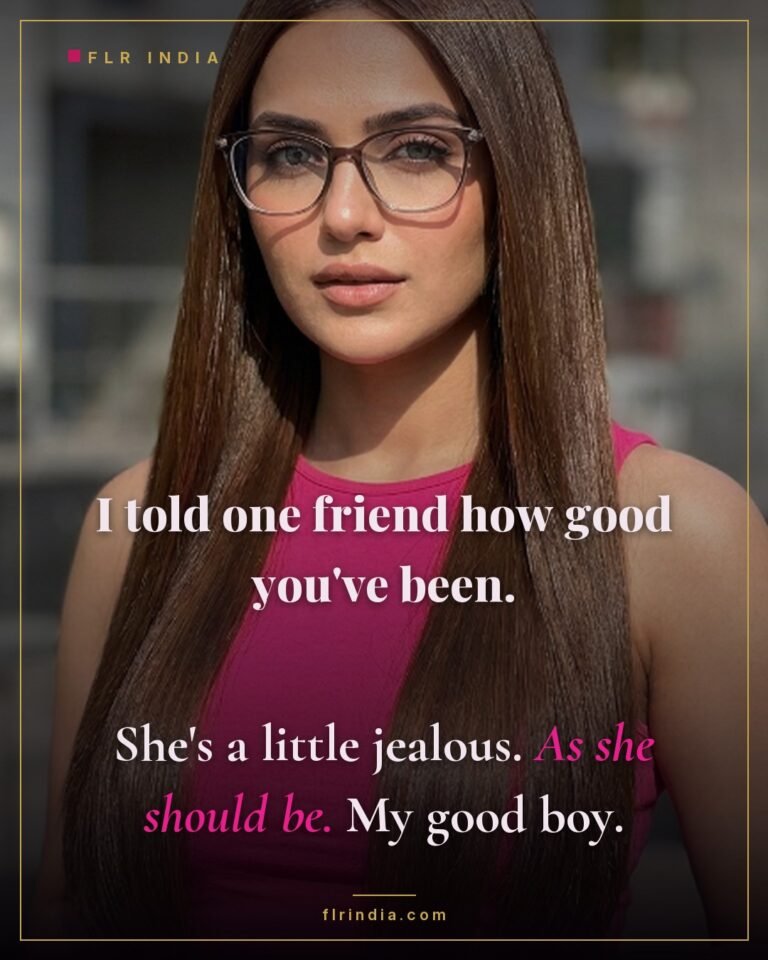 Good boy caption — wife brags about her well-behaved chaste husband.