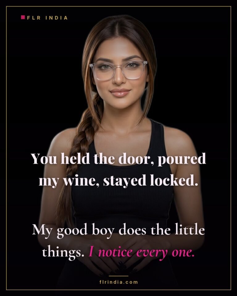 Good boy caption — wife praises her locked husband for his daily service and devotion.