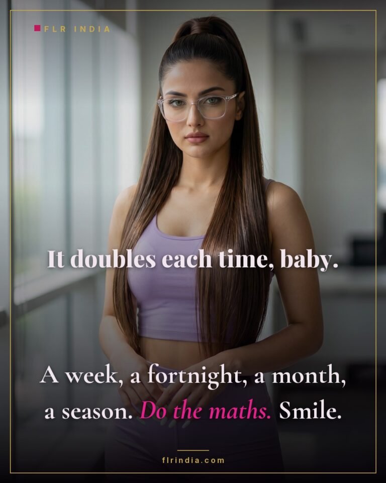 Escalation caption — wife doubles each denial period in turn.