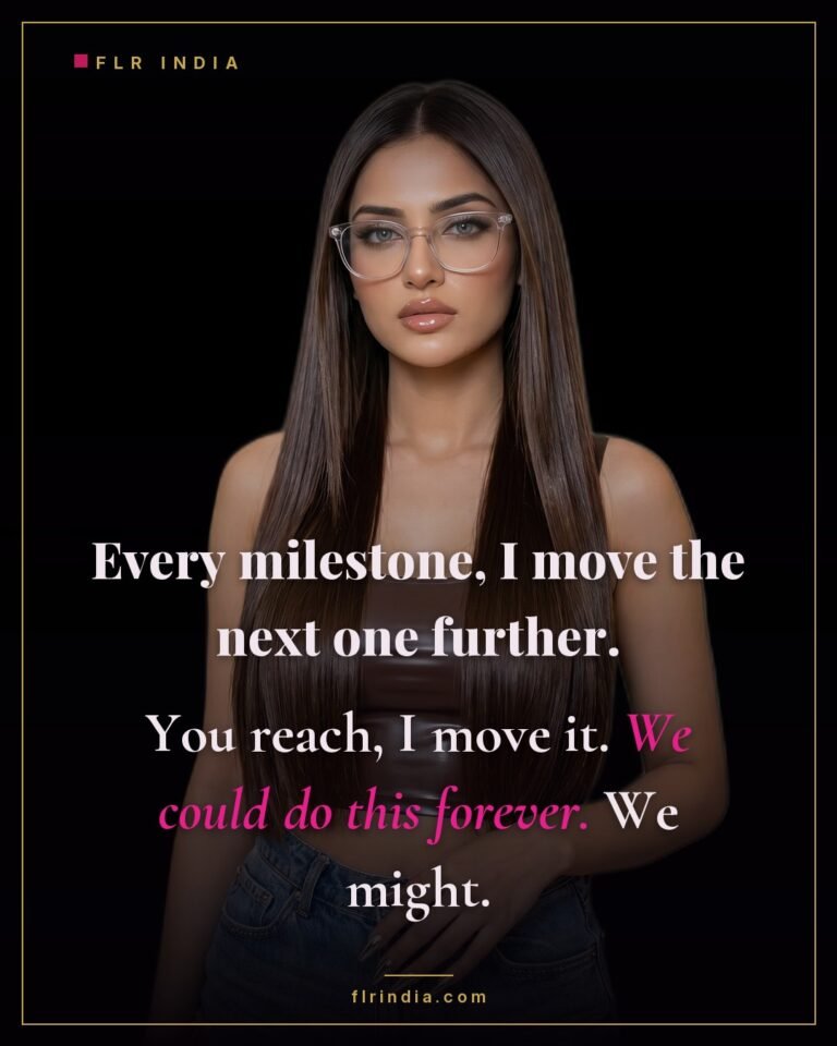 Escalation caption — wife pushes each chastity milestone further away.