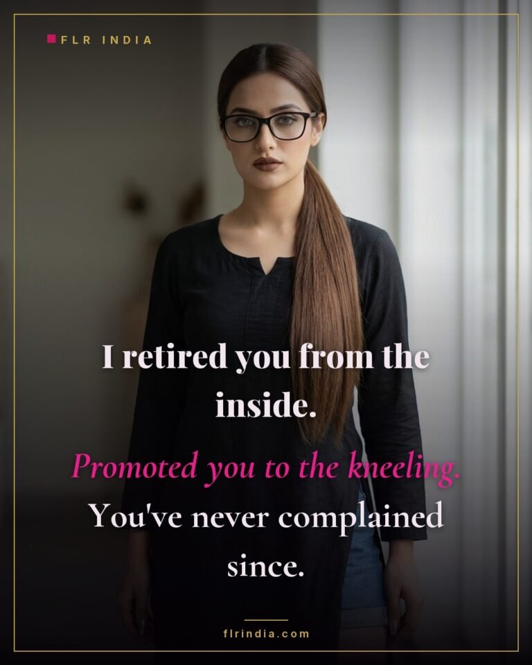 Pussy free caption — wife retired her husband from access and promoted him to service.