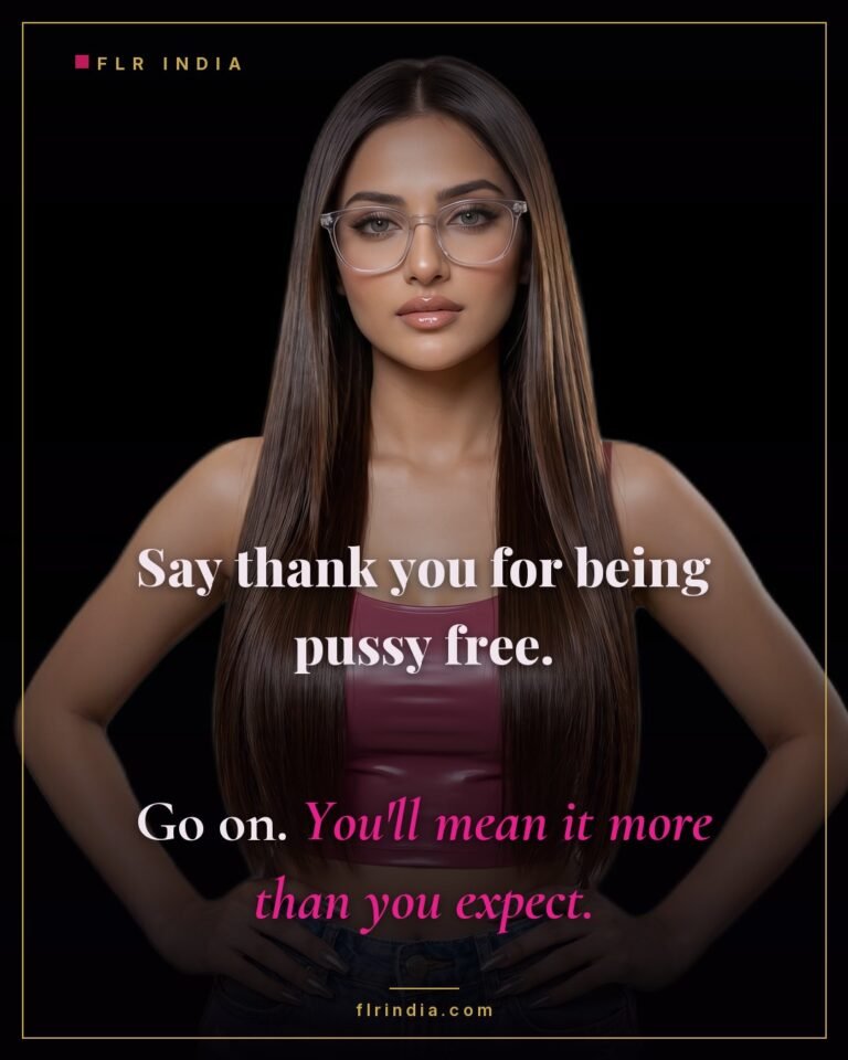 Pussy free caption — wife has her denied husband thank her for being pussy free.
