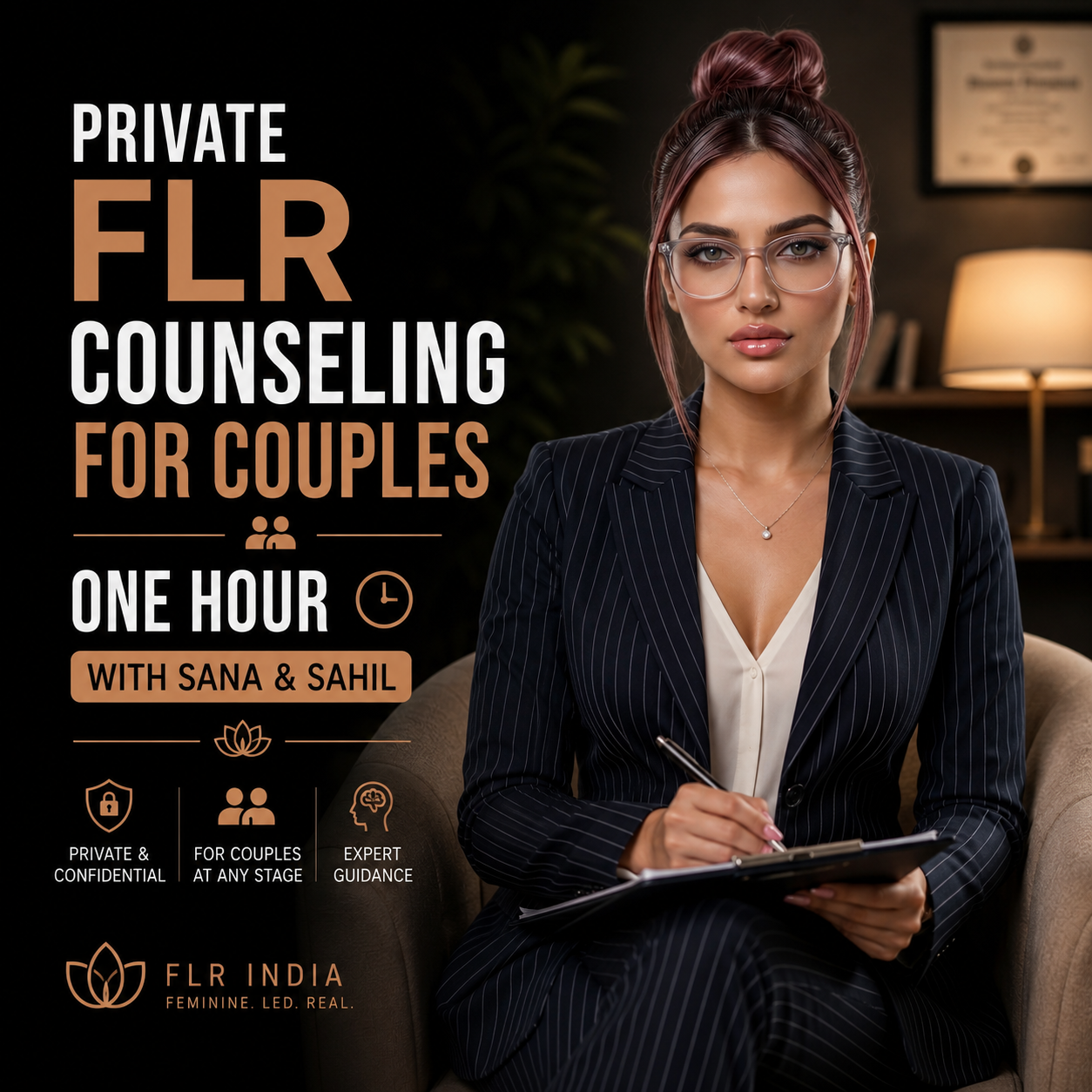 Private FLR Counseling for Couples — One Hour with Sana & Sahil