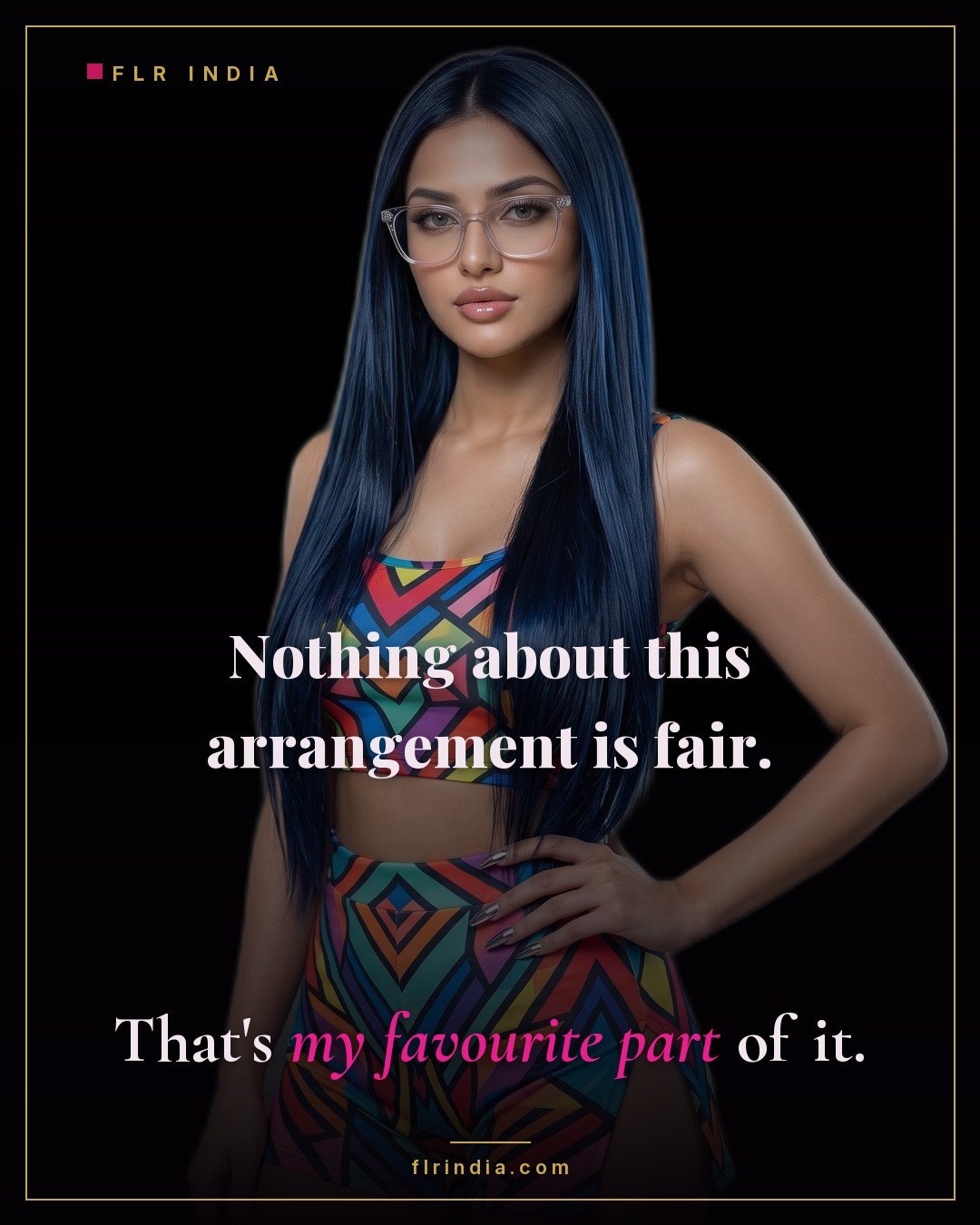 Cruel femdom caption — nothing about the arrangement is fair, and that is her favourite part.