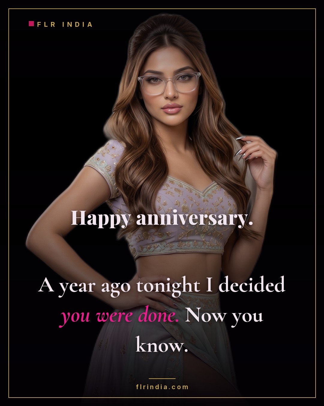 Cruel wife caption — on their anniversary she reveals she decided a year ago that he was done cumming.