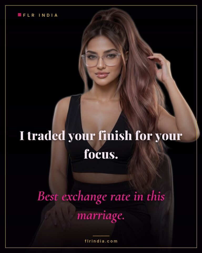 Femdom chastity caption — dominant wife traded her husband's orgasms for his focus, the best deal in the marriage.