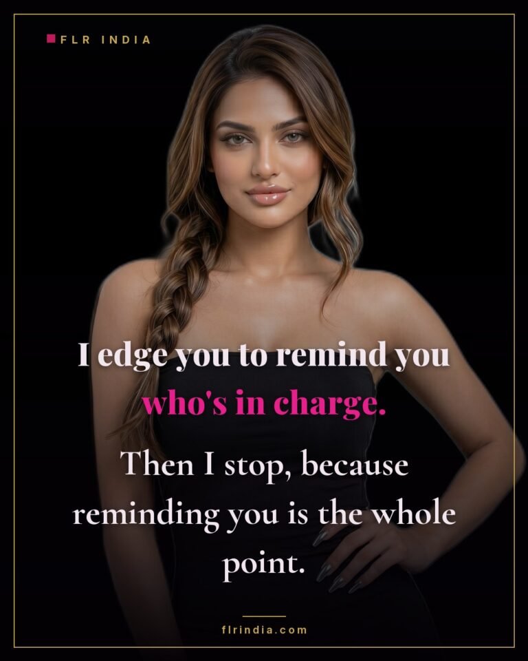 Femdom chastity caption — wife edges and denies her husband to assert control.