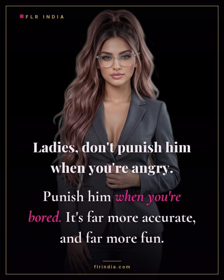 Femdom tips caption — discipline delivered calmly out of amusement lands better than punishment given in anger.