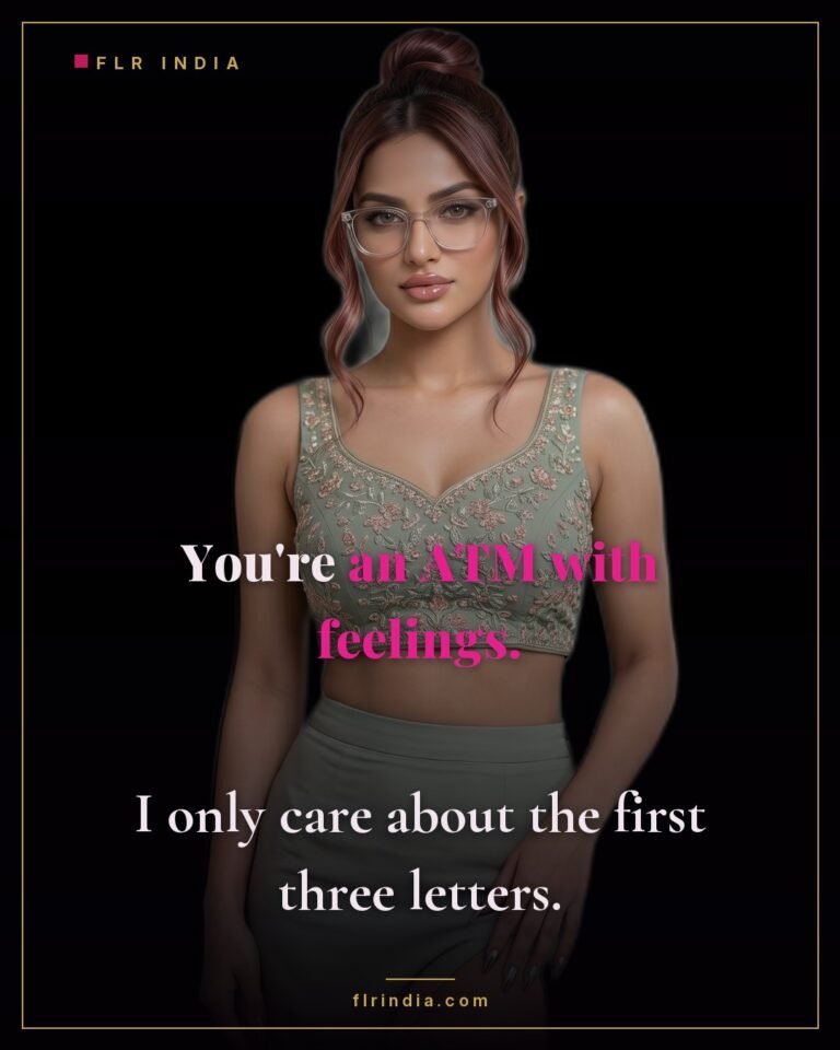 Findom caption — Goddess treats her paypig as a feeling ATM.