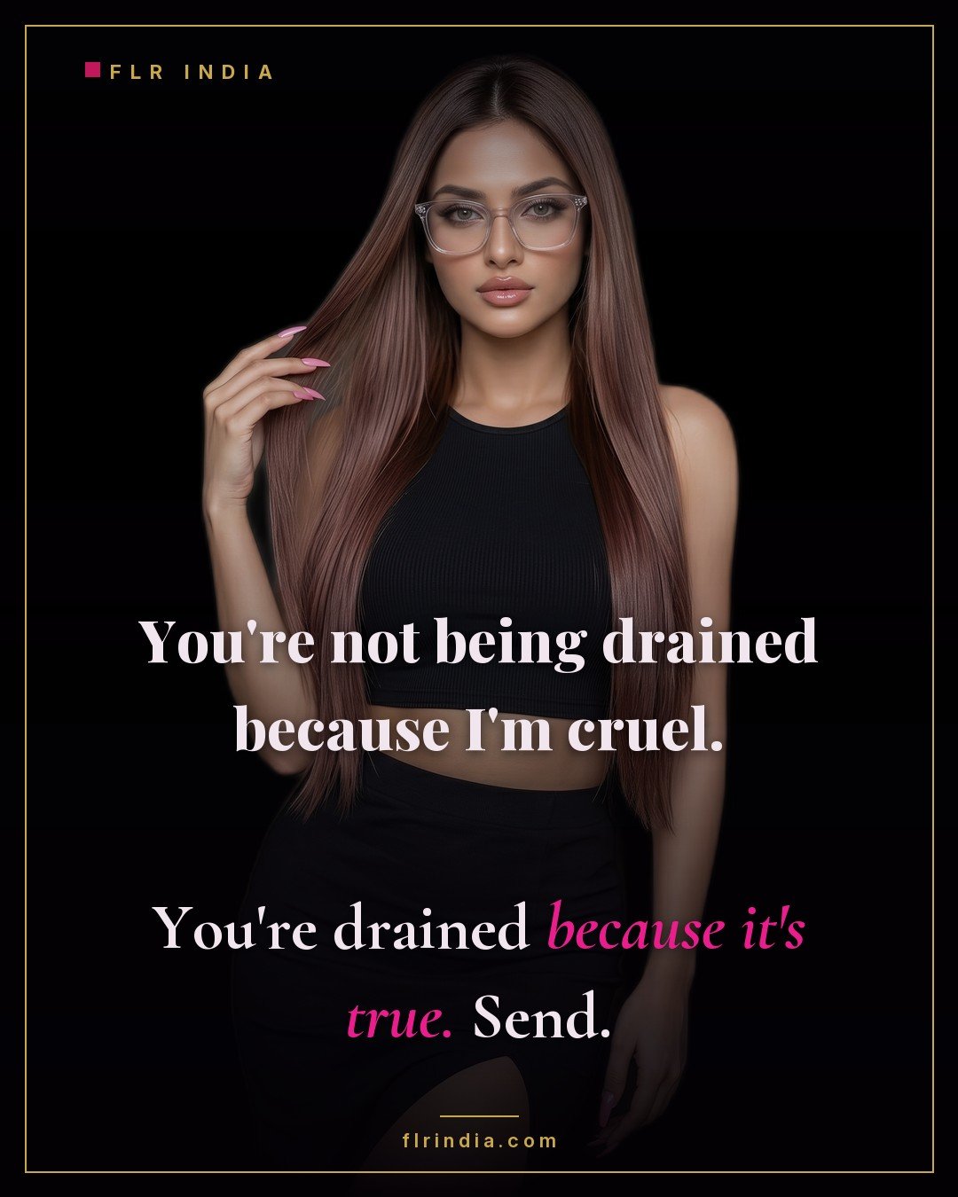 Findom caption — Goddess says draining her paypig is simply the truth.