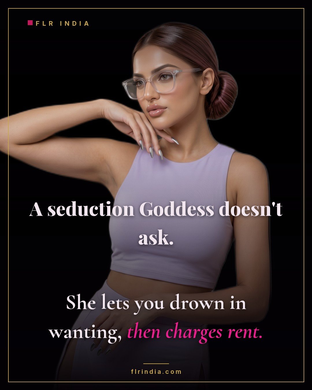 Findom caption — Goddess lets her paypig want, then charges him.