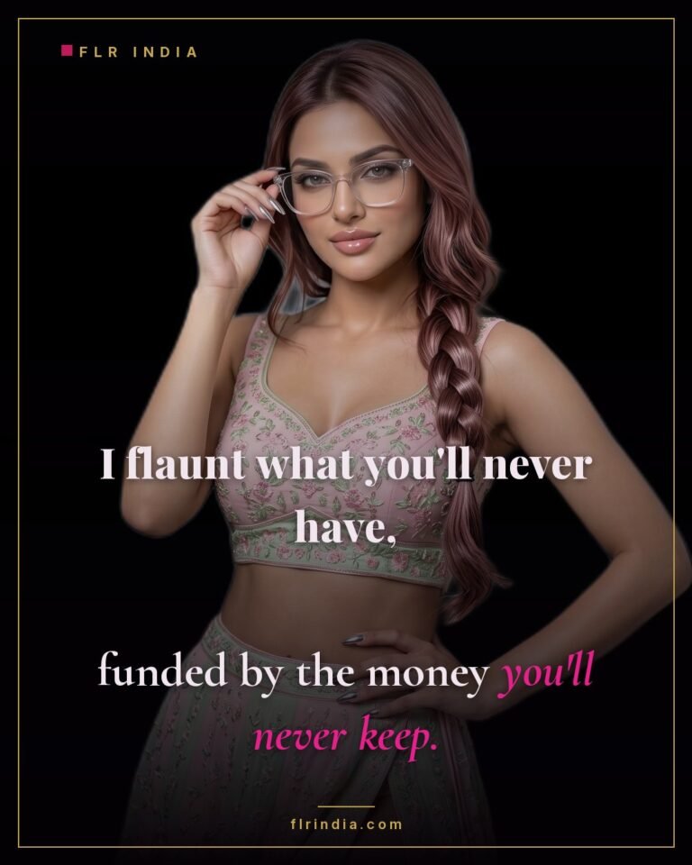 Findom caption — Goddess flaunts luxuries funded by her paypig.