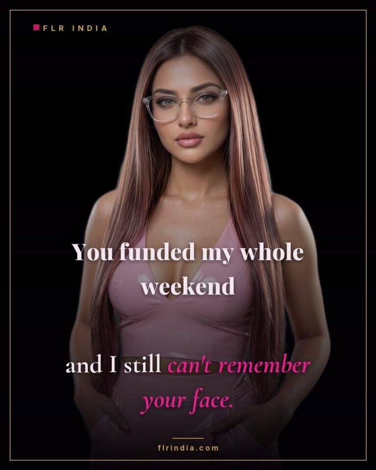 Findom caption — Goddess forgets the paypig who funds her weekend.