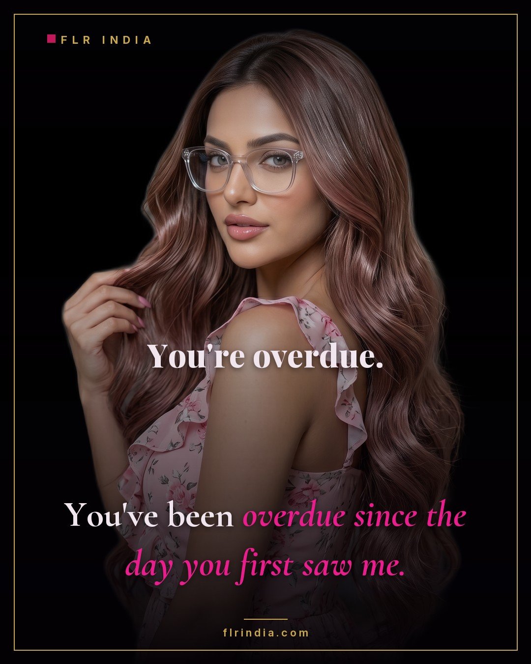 Findom caption — Goddess says her paypig has owed her since first sight.