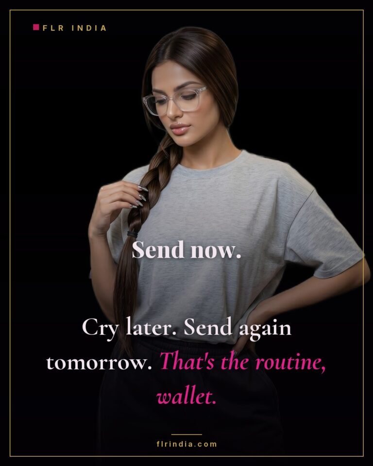 Findom caption — Goddess sets a daily draining routine for her wallet.