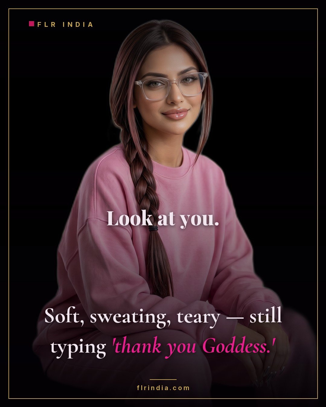 Findom caption — Goddess mocks her grateful, draining paypig.