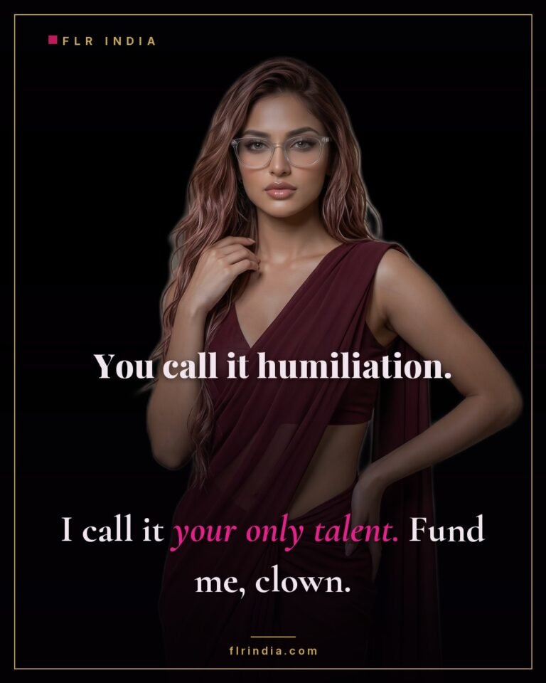 Findom caption — Goddess calls being drained her paypig's only talent.