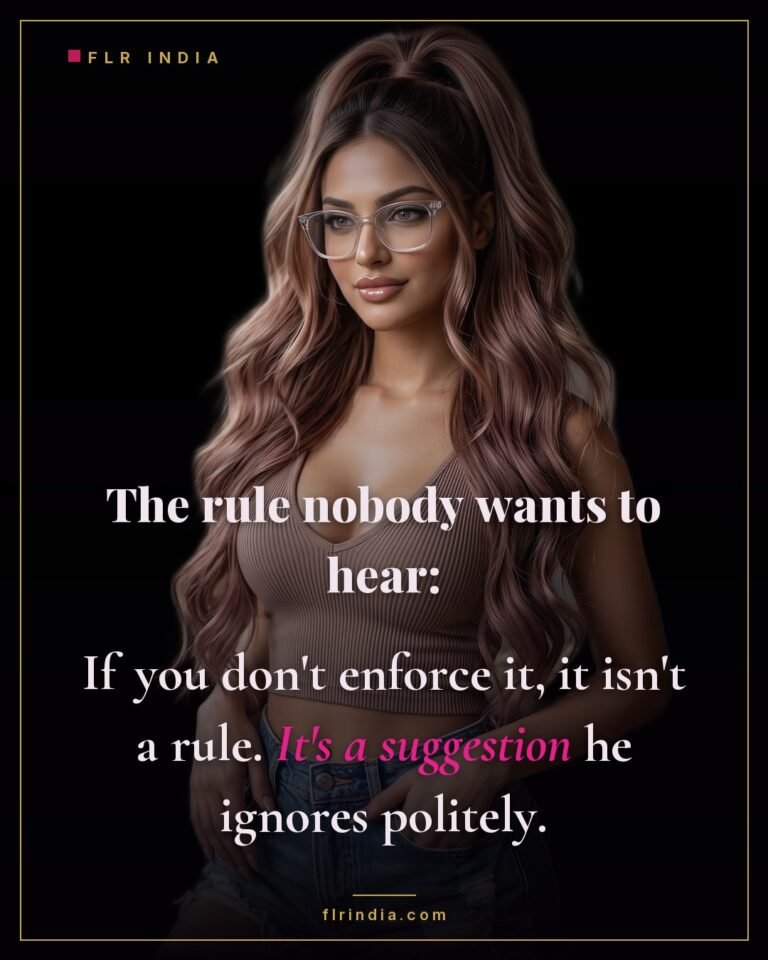 FLR tips caption — an unenforced rule is only a polite suggestion, not a rule.