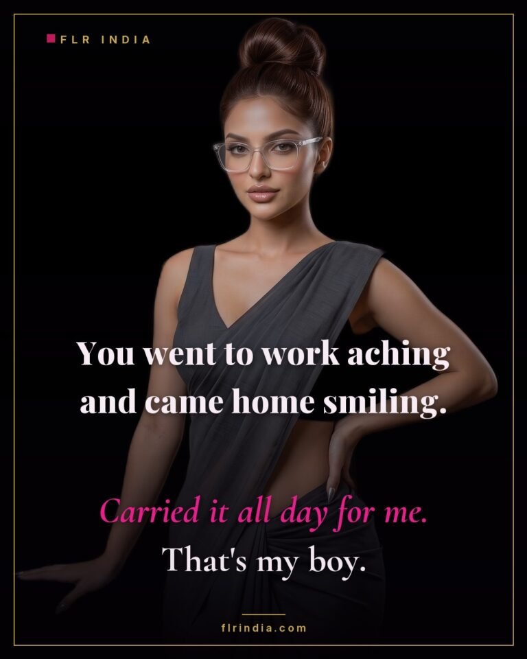 Good boy chastity caption — wife praises her denied husband for carrying the ache all day and smiling.