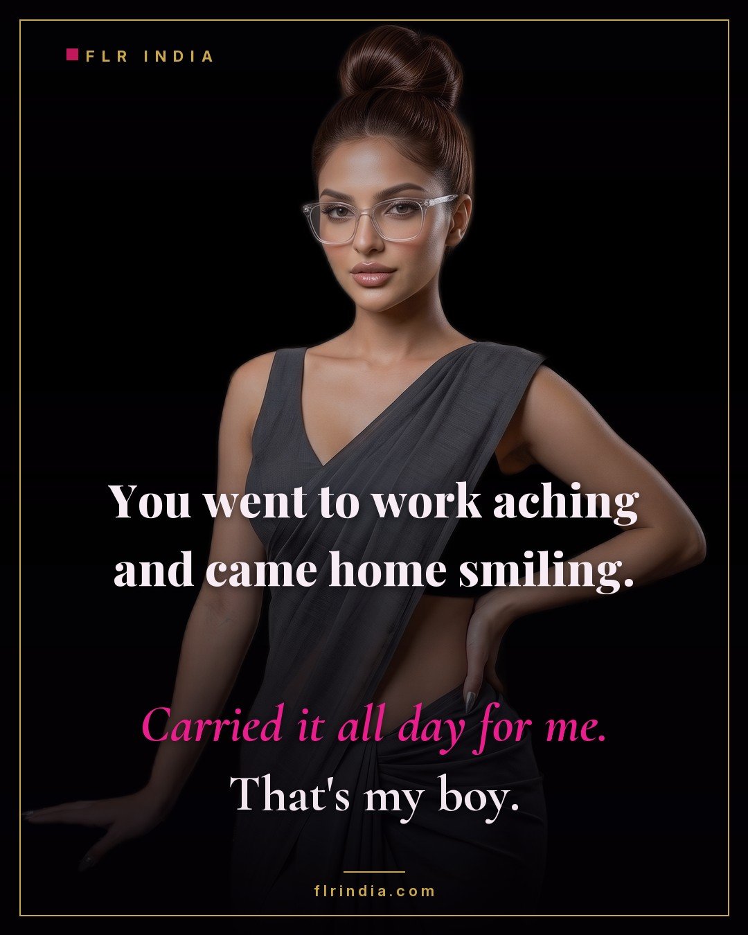 Good boy chastity caption — wife praises her denied husband for carrying the ache all day and smiling.