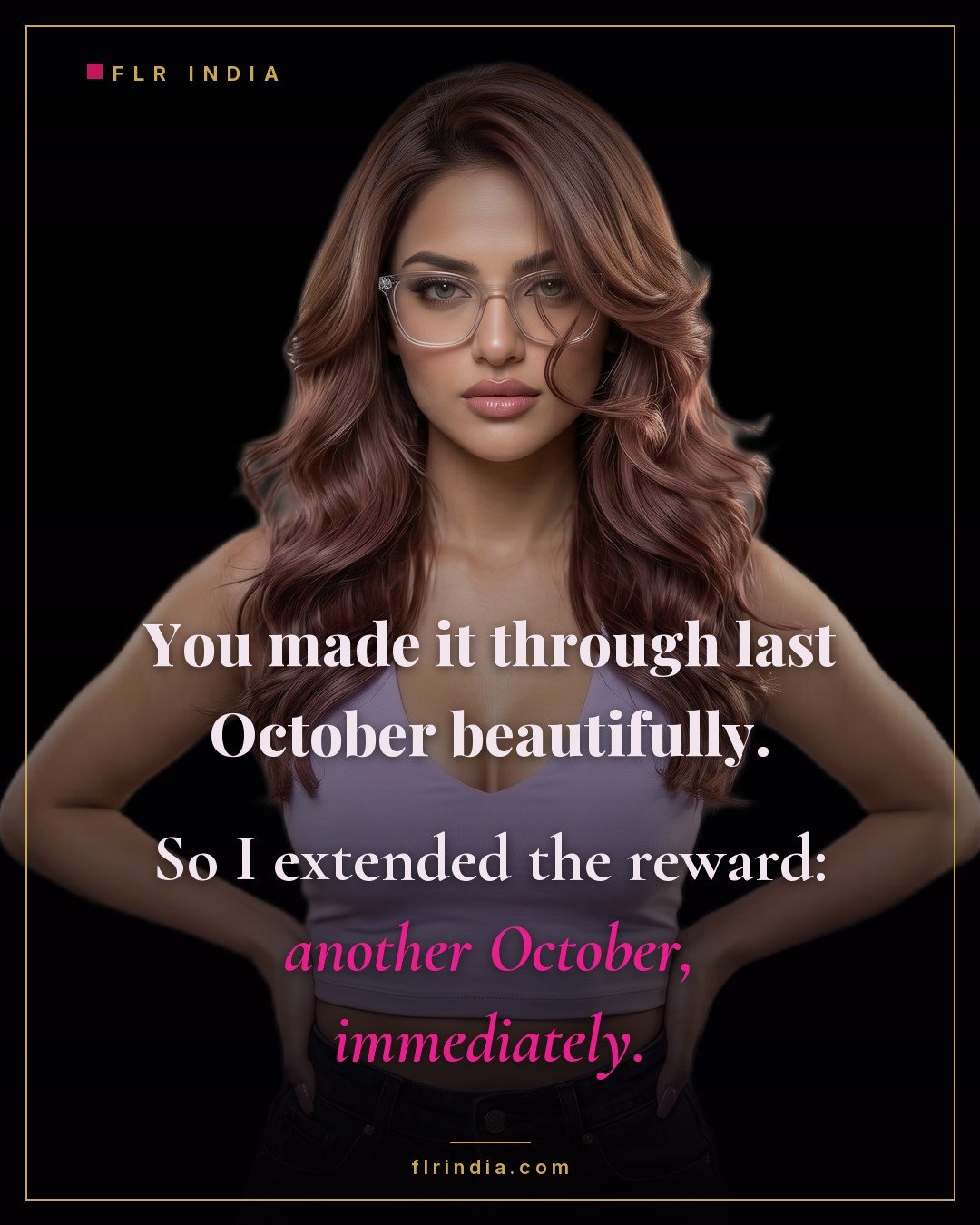 Locktober chastity caption — wife rewards her husband's successful Locktober with another one straight away.