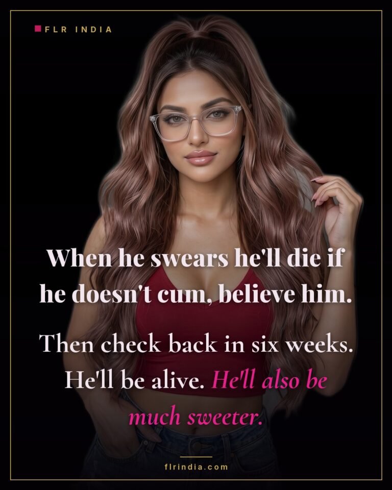Orgasm denial caption — men insist they cannot survive denial; six weeks later they are alive and sweeter.