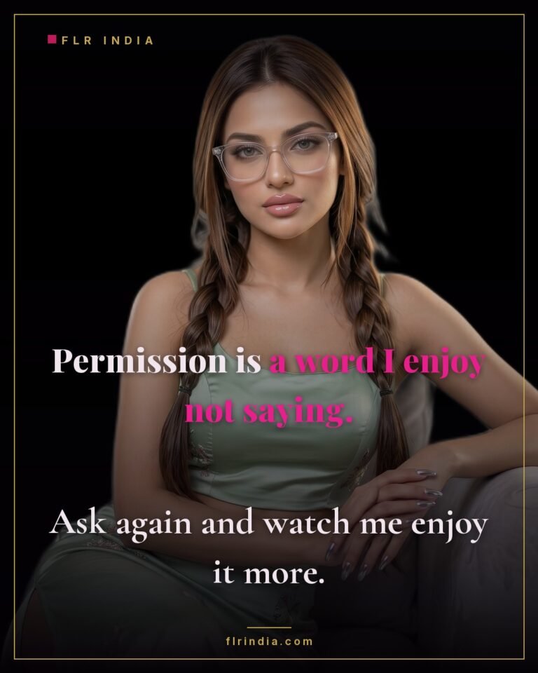 Orgasm denial caption — wife savours withholding permission from her husband.