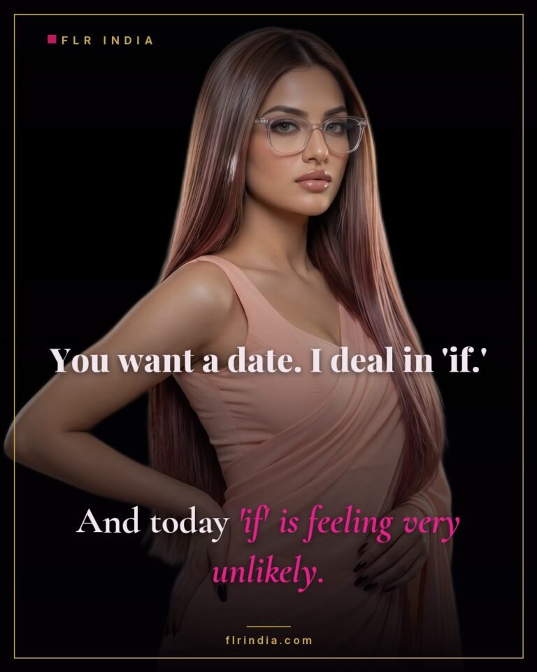 Orgasm denial caption — keyholder wife refuses a release date, telling her husband she only deals in 'if'.