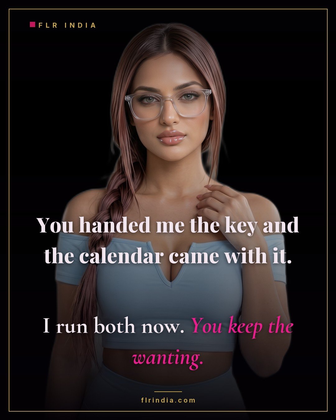 Orgasm denial caption — keyholder wife took the key and the calendar, leaving her husband only the wanting.
