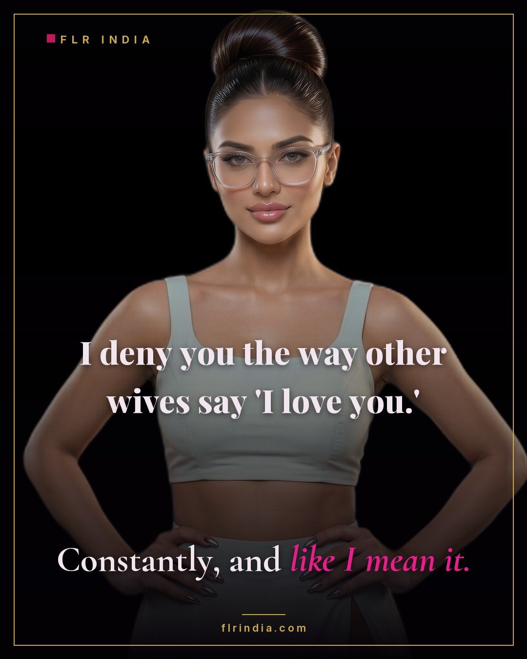 Orgasm denial caption — wife denies her husband constantly and sincerely as an act of love.