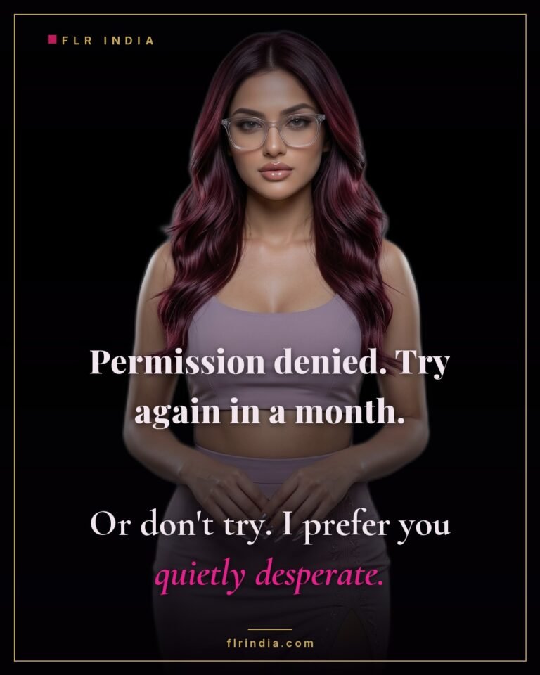 Orgasm denial caption — wife denies permission and prefers her husband quietly desperate.