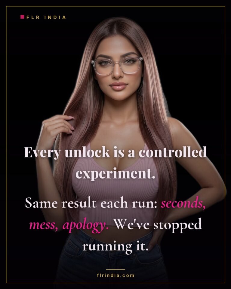 Premature ejaculation caption — wife treats unlocks as experiments that always end in seconds, so she stopped.