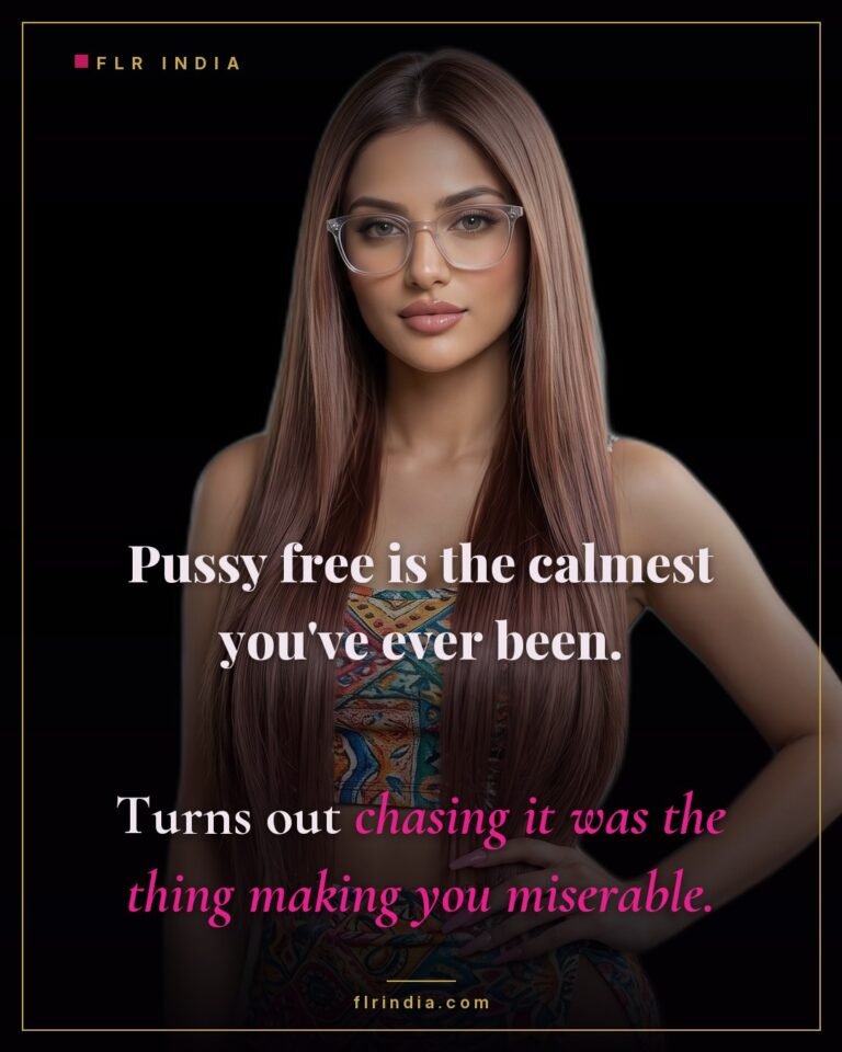 Pussy free caption — wife observes her pussy free husband is calmer now that he's stopped chasing sex.