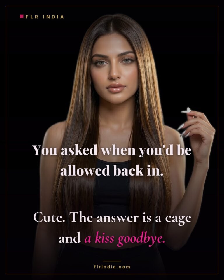 Pussy free caption — wife permanently denies her husband re-entry with a kiss goodbye.