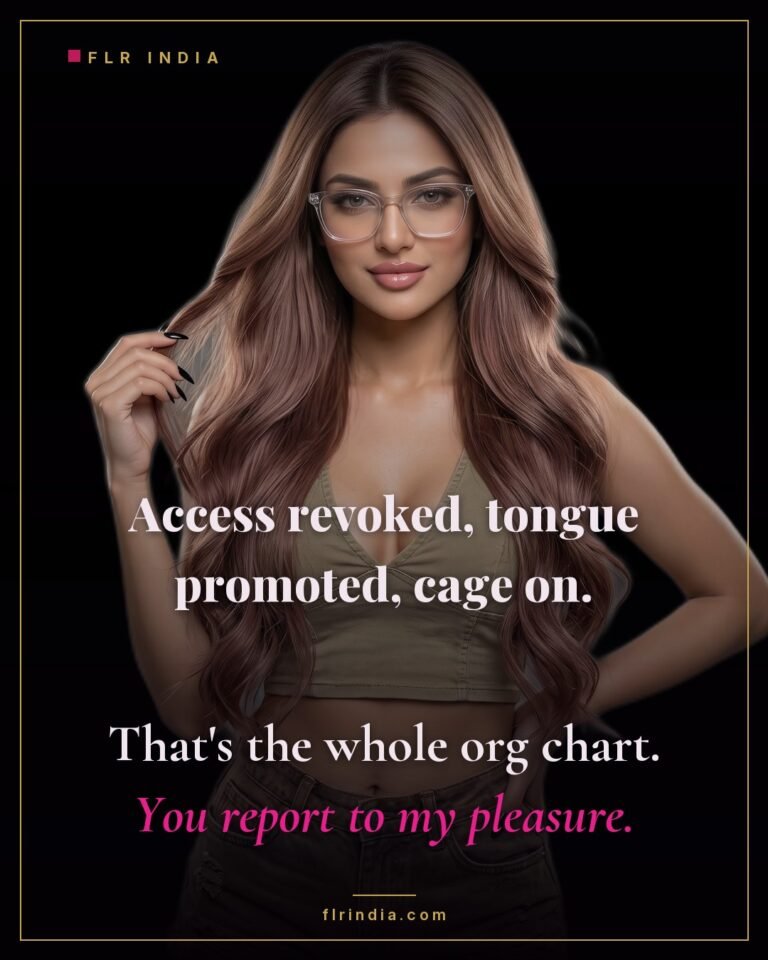 Pussy free caption — wife lays out the pussy free arrangement: access revoked, oral duty, cage on.