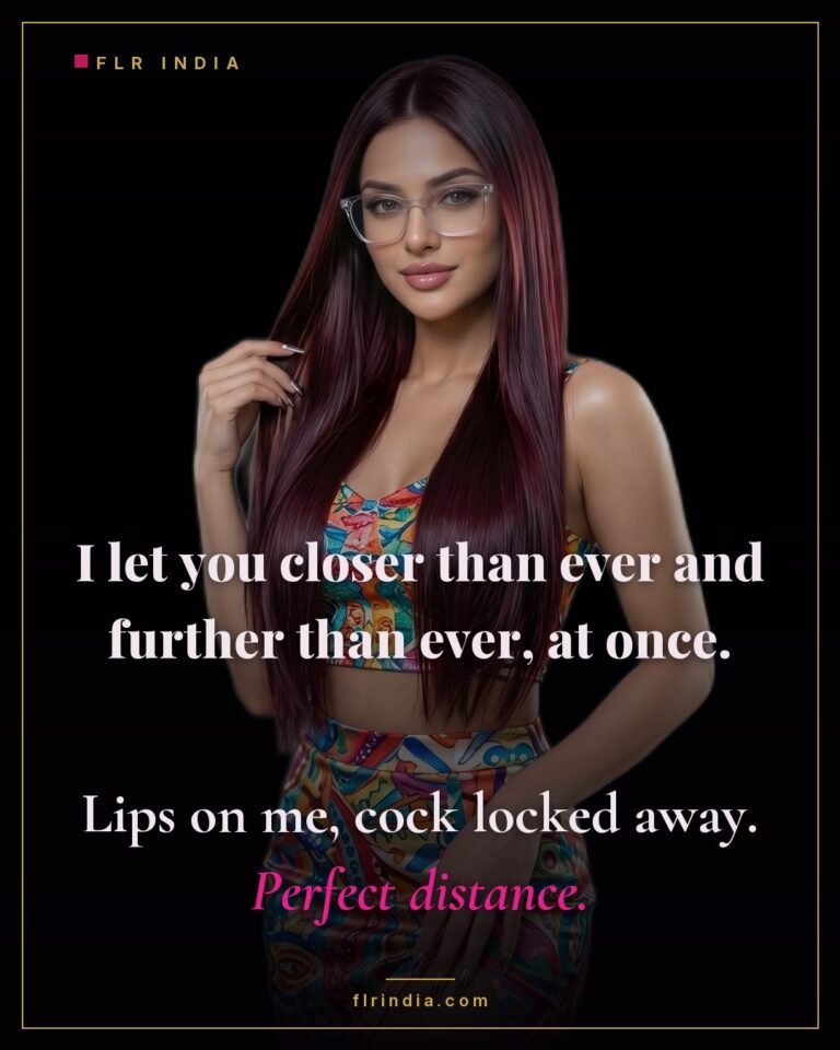 Pussy free caption — wife keeps her husband's lips close and his caged cock far.