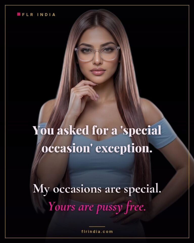 Pussy free caption — wife denies her husband a special-occasion exception, keeping him pussy free.