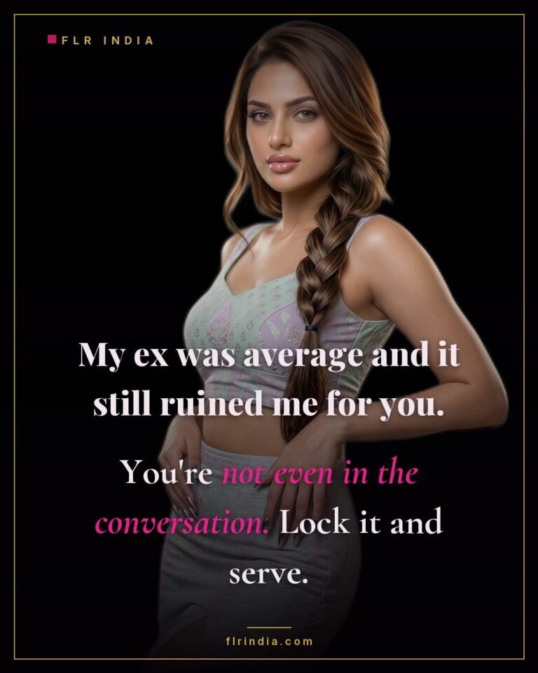 SPH caption — wife tells her small husband he can't compare to an average ex, so he stays locked.