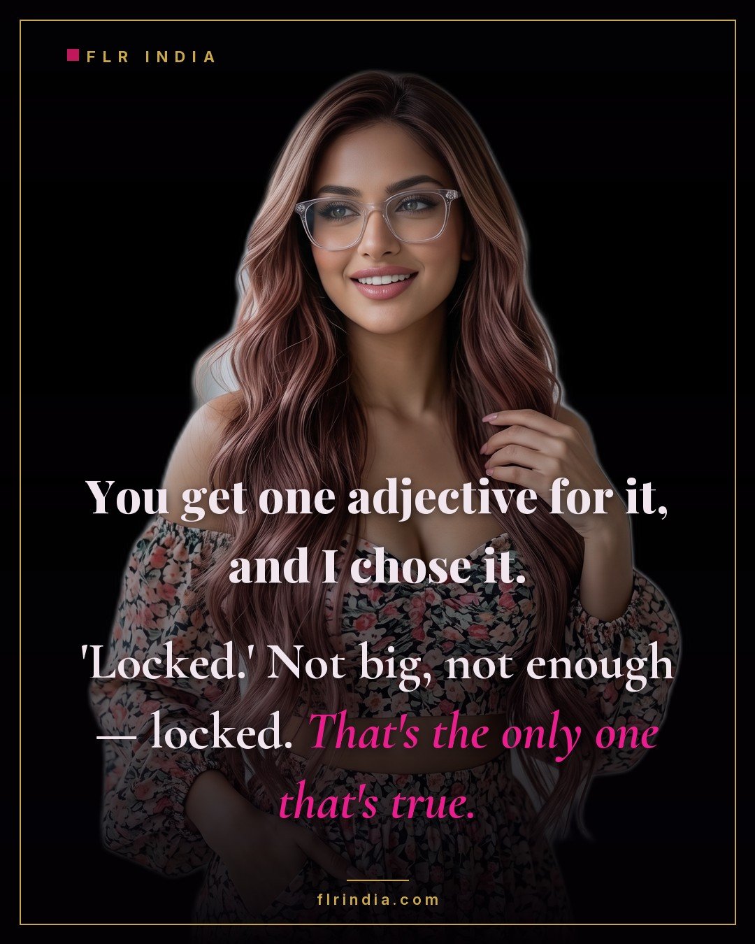 SPH caption — wife assigns her small husband's penis a single true adjective: locked.