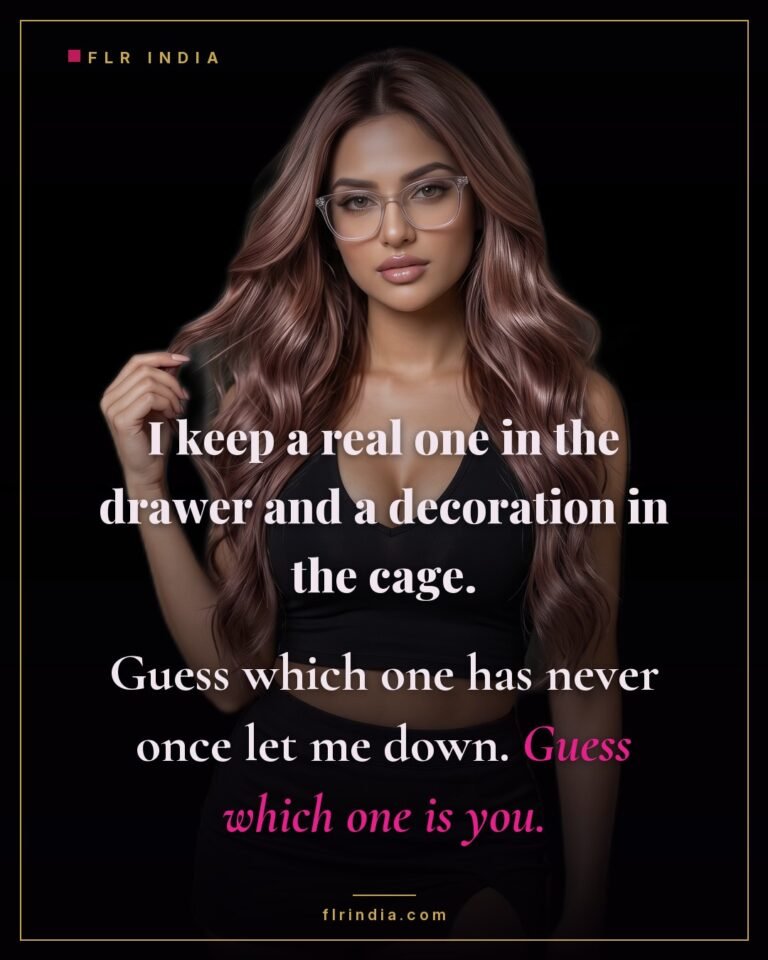 SPH caption — wife compares the toy she relies on to her small caged husband who disappoints.