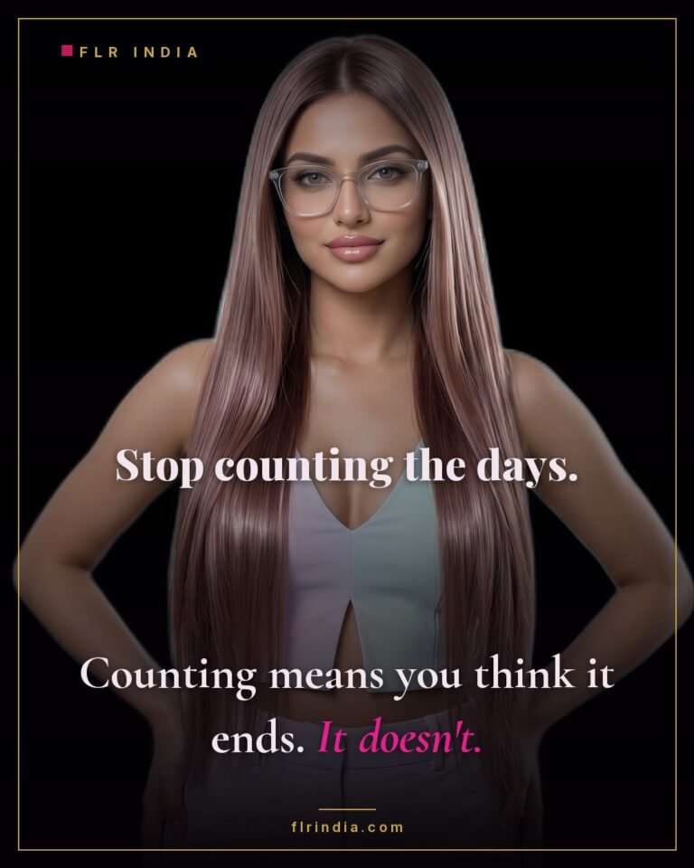 Strict chastity caption — stop counting the days; counting means he thinks it ends, and it does not.