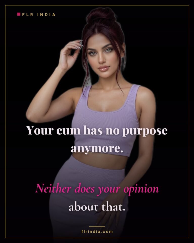 Strict chastity caption — his cum has no purpose anymore, and neither does his opinion.